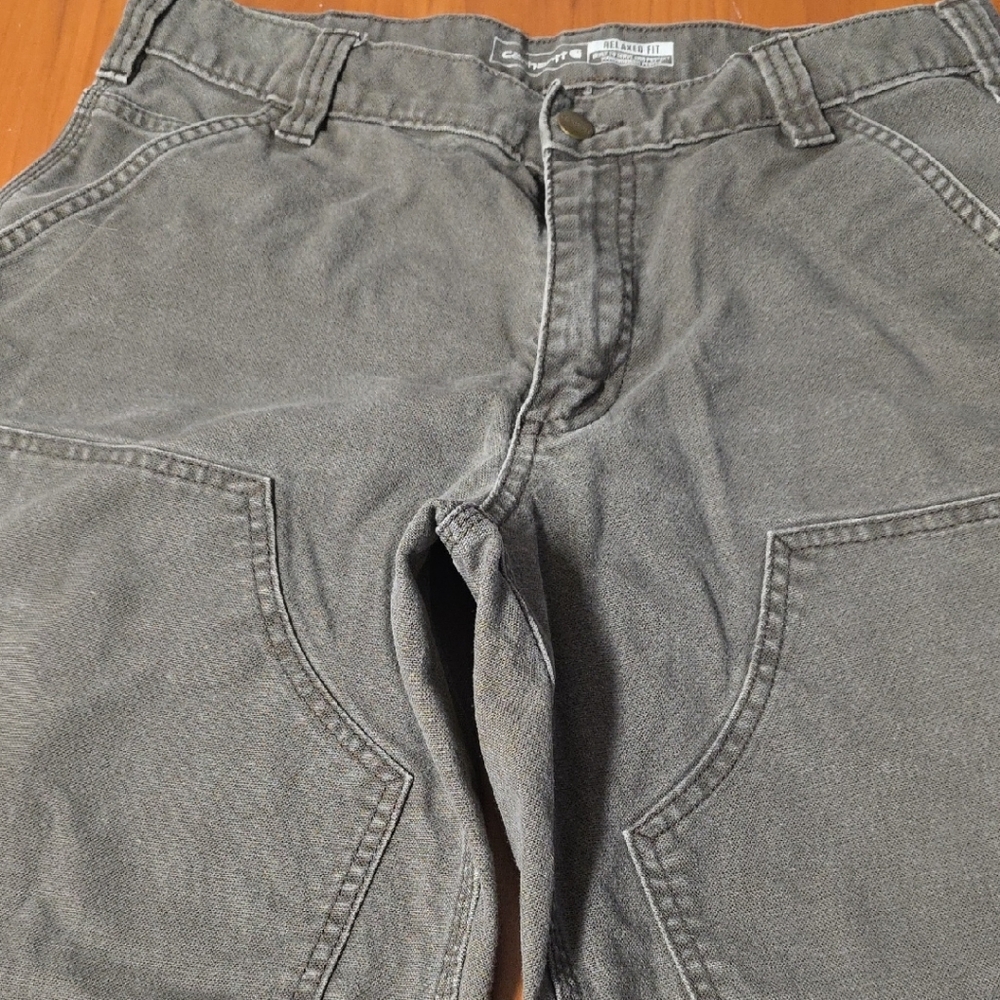 Carhartt Gray Cargo Pants Durable Utility Style